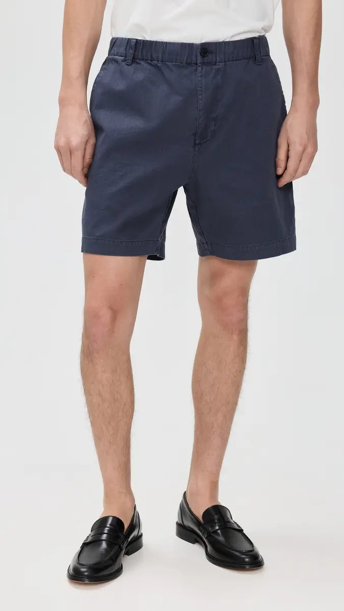 Alex Mill Herringbone Pull On Shorts 7 | Thumbnail 2 Alex Mill Herringbone Pull On Shorts 7 | Thumbnail 2