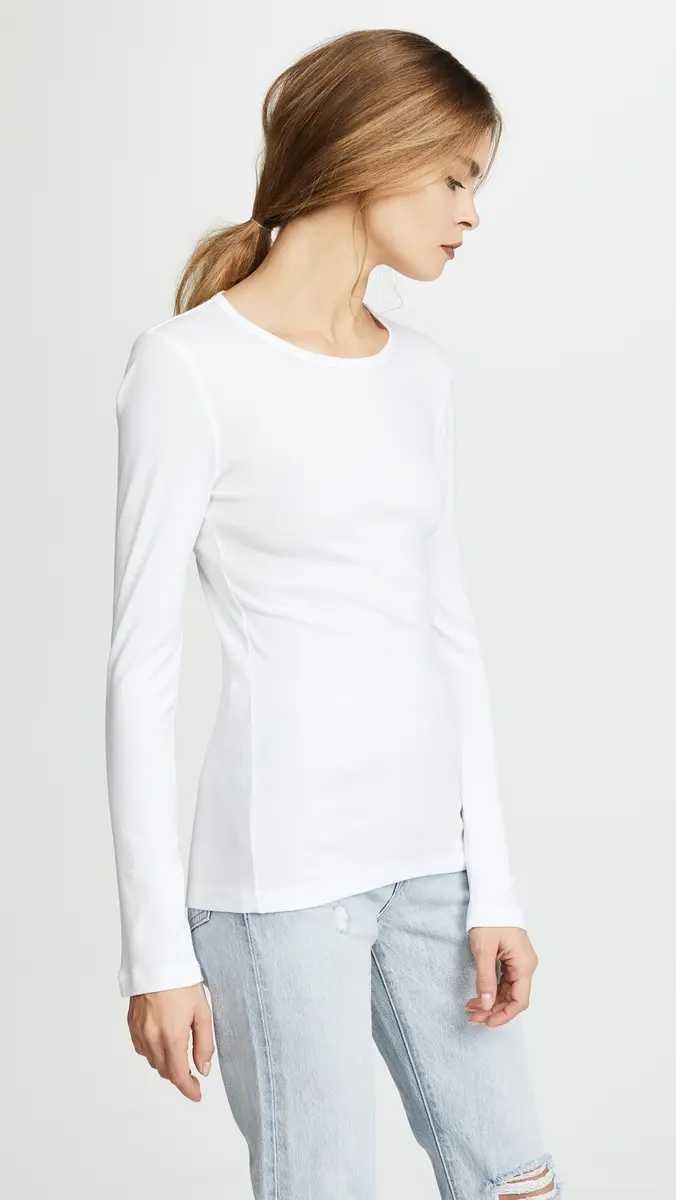 Splendid 1x1 Crew Neck Tee | Thumbnail 4