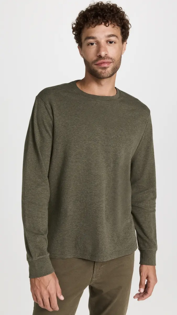 Frame Duo Fold Long Sleeve Crew | Thumbnail 2 Frame Duo Fold Long Sleeve Crew | Thumbnail 2