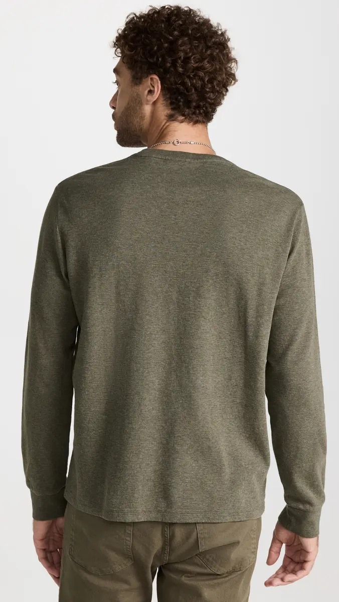 Frame Duo Fold Long Sleeve Crew | Thumbnail 3 Frame Duo Fold Long Sleeve Crew | Thumbnail 3
