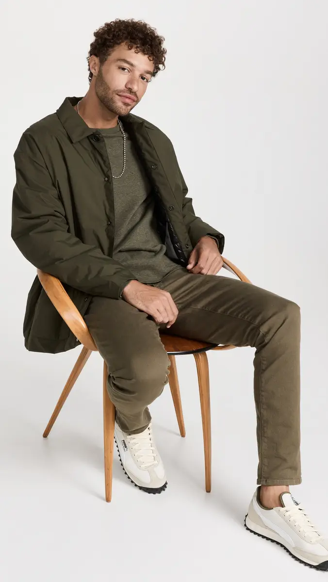 Frame Duo Fold Long Sleeve Crew | Thumbnail 5 Frame Duo Fold Long Sleeve Crew | Thumbnail 5