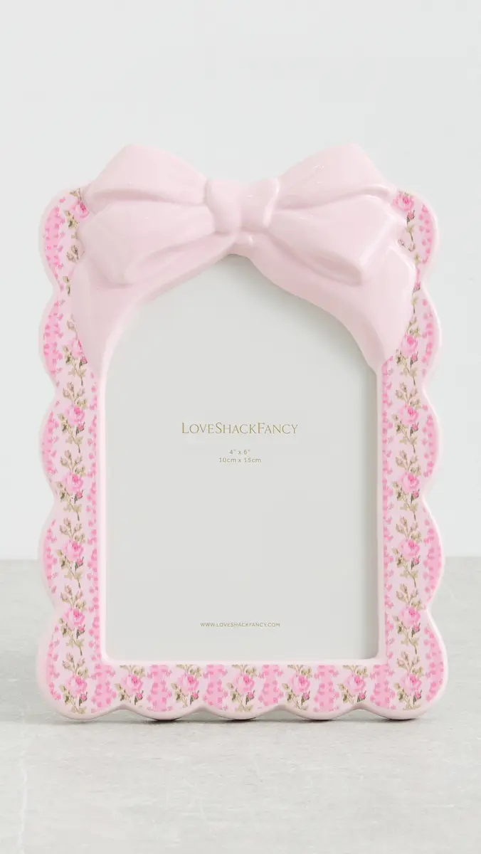 LoveShackFancy Decorative Bow Frame 4x6 | Thumbnail 2
