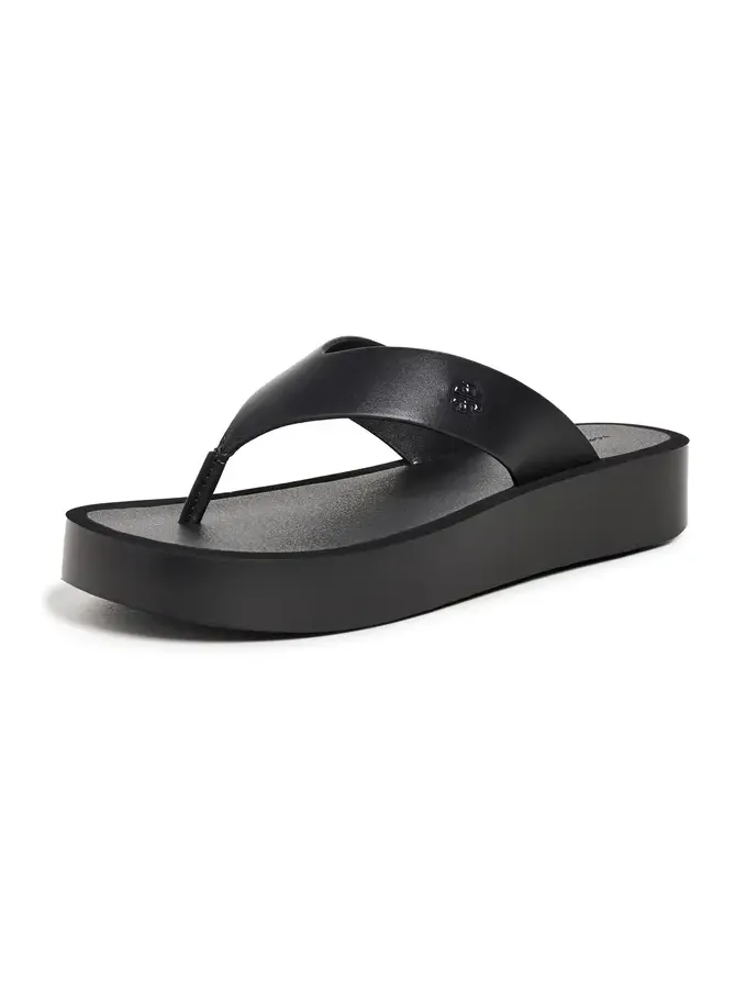Leather Platform Flip Flops Leather Platform Flip Flops