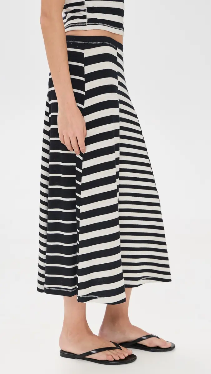 rag & bone The Knit Mixed Stripe Skirt | Thumbnail 4