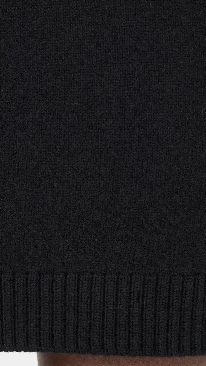 Vince Double Face iniskirt Black | Thumbnail 6 Vince Double Face iniskirt Black | Thumbnail 6
