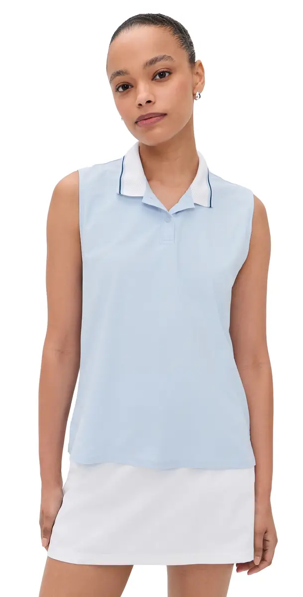 Adidas Golf Beyond Twistknit Polo Shirt Crystal ky | Image 1 Adidas Golf Beyond Twistknit Polo Shirt Crystal ky | Image 1