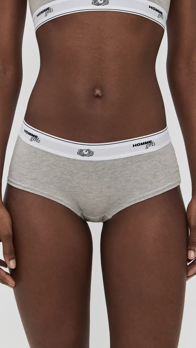 Hommegirls Homme Girls X Fruit of the Loom Boy Shorts 3 Pack | Thumbnail 3 Hommegirls Homme Girls X Fruit of the Loom Boy Shorts 3 Pack | Thumbnail 3