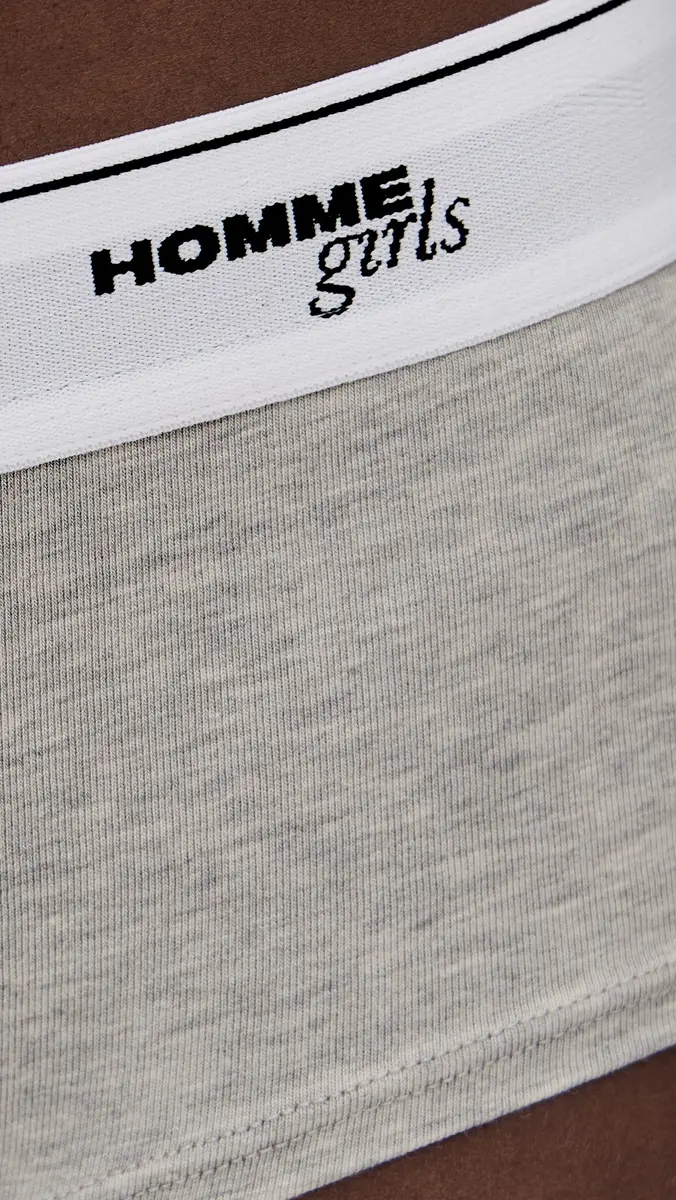 Hommegirls Homme Girls X Fruit of the Loom Boy Shorts 3 Pack | Thumbnail 6 Hommegirls Homme Girls X Fruit of the Loom Boy Shorts 3 Pack | Thumbnail 6