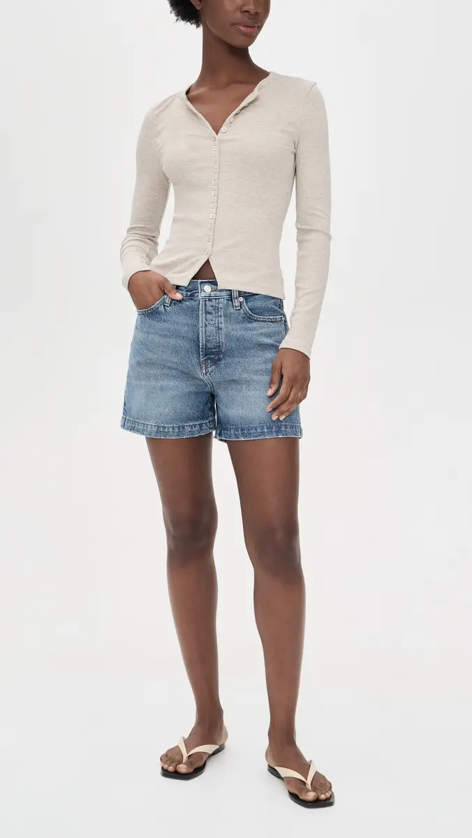 Frame The Everyday Denim Shorts | Thumbnail 5 Frame The Everyday Denim Shorts | Thumbnail 5