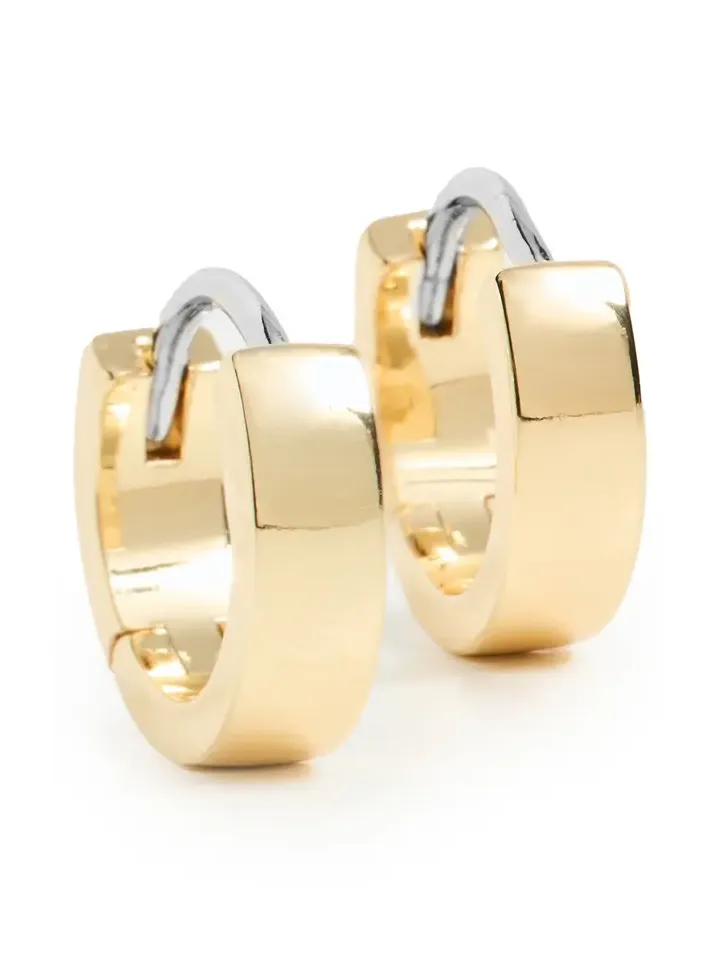 Rose Huggie Hoop Earrings