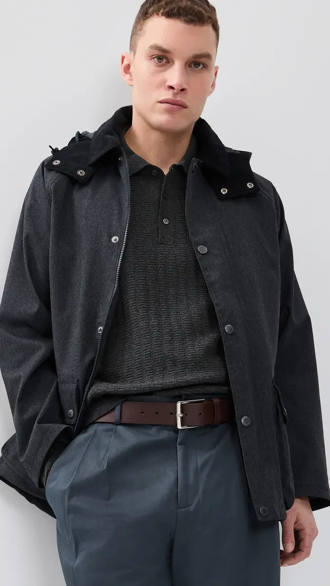 Barbour Modern Beaufort Jacket Navy | Thumbnail 6 Barbour Modern Beaufort Jacket Navy | Thumbnail 6