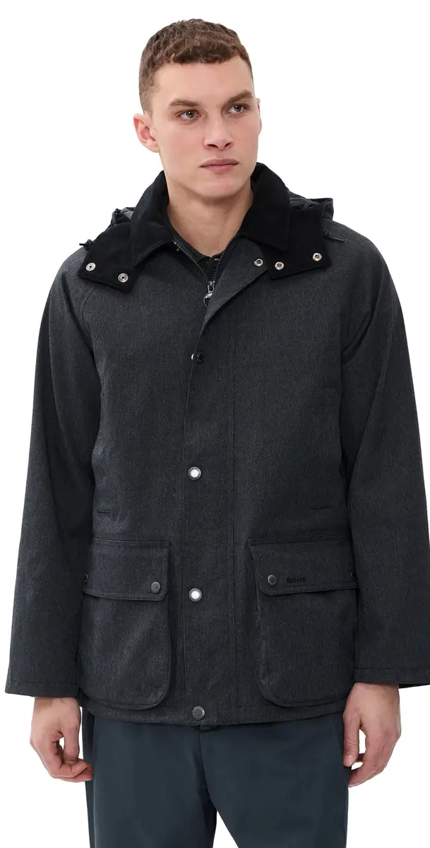 Barbour odern Beaufort Jacket Navy | Image 1 Barbour odern Beaufort Jacket Navy | Image 1