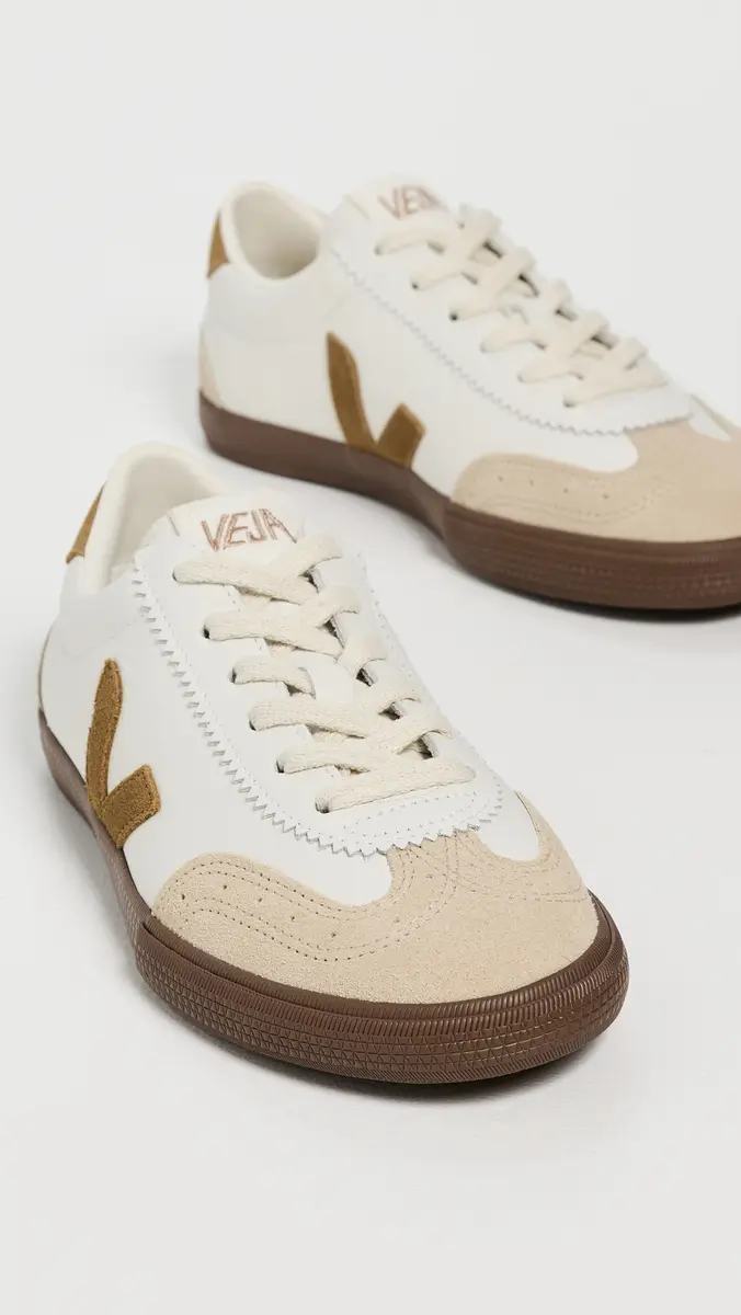 Veja Leather Volley Sneakers | Thumbnail 5 Veja Leather Volley Sneakers | Thumbnail 5
