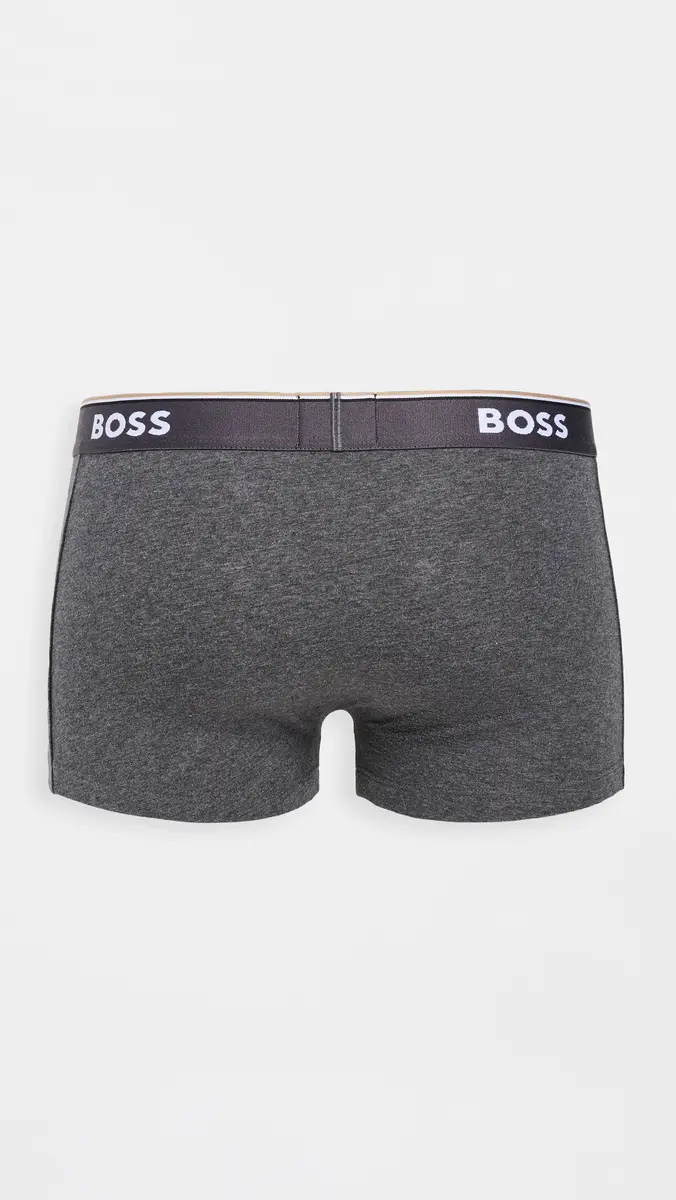 BOSS Stretch Cotton 3 Pack Trunks | Thumbnail 4