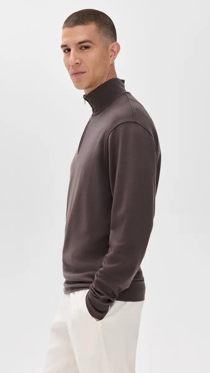 Orlebar Brown Isar Graphite Merino Sweatshirt | Thumbnail 4 Orlebar Brown Isar Graphite Merino Sweatshirt | Thumbnail 4