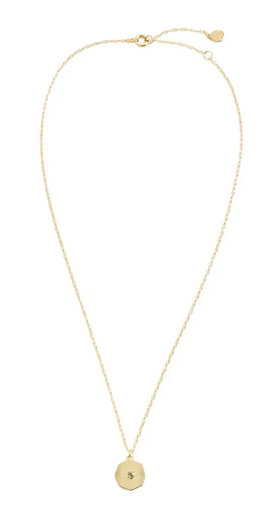 Gorjana Birthstone Coin Necklace