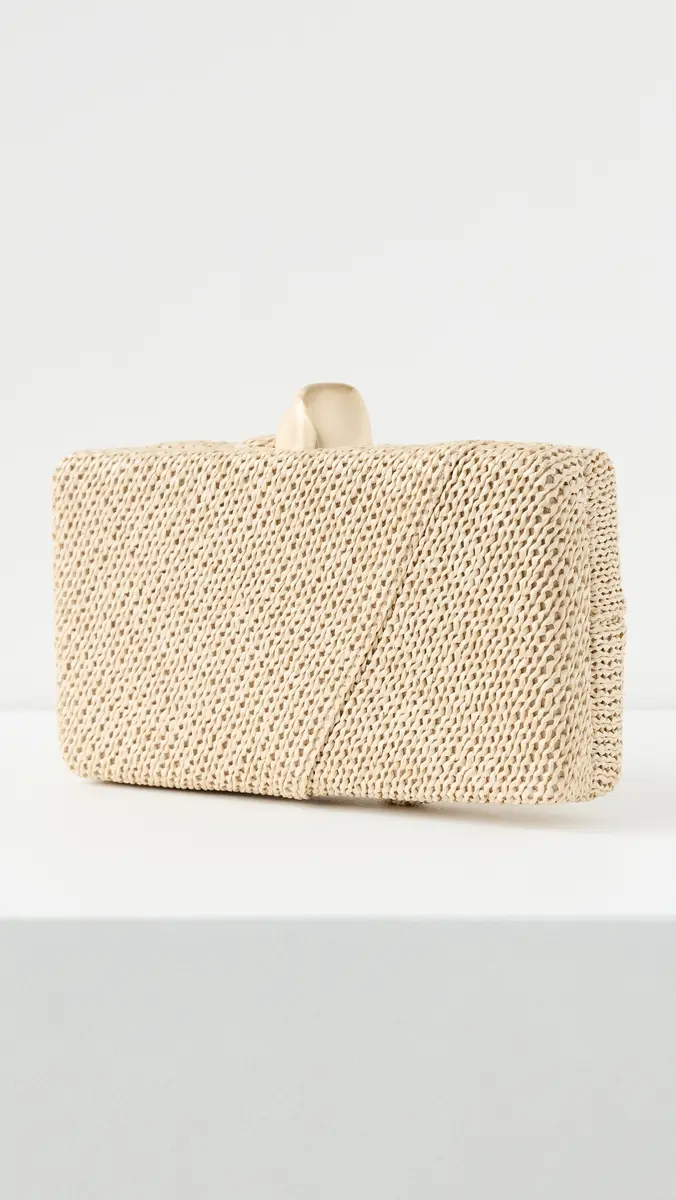 Cult Gaia Lisse Clutch Natural One Size | Thumbnail 4 Cult Gaia Lisse Clutch Natural One Size | Thumbnail 4