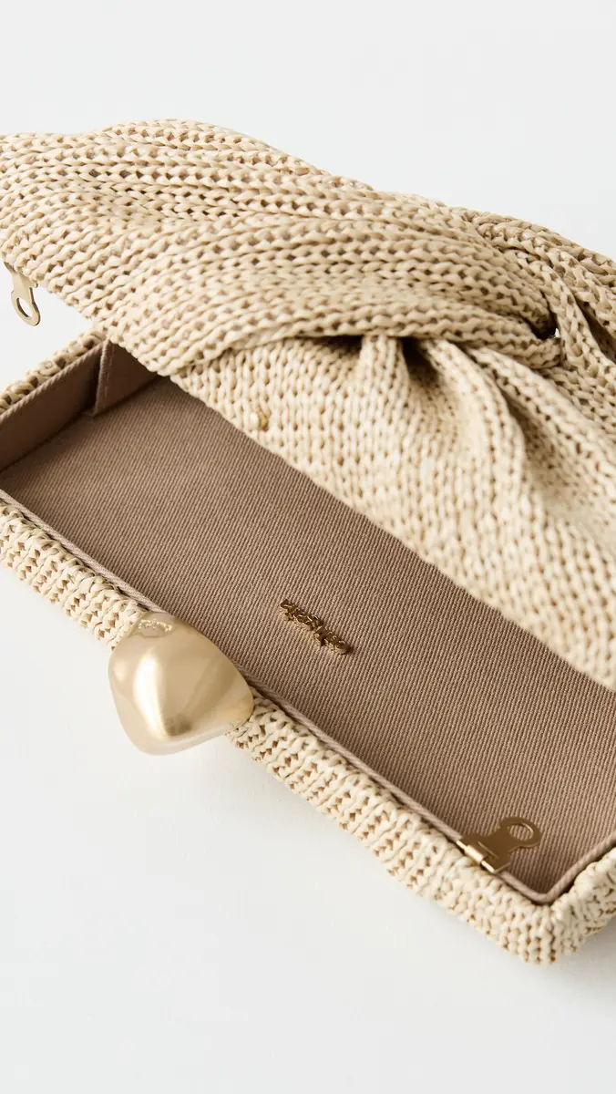Cult Gaia Lisse Clutch Natural One Size | Thumbnail 6 Cult Gaia Lisse Clutch Natural One Size | Thumbnail 6