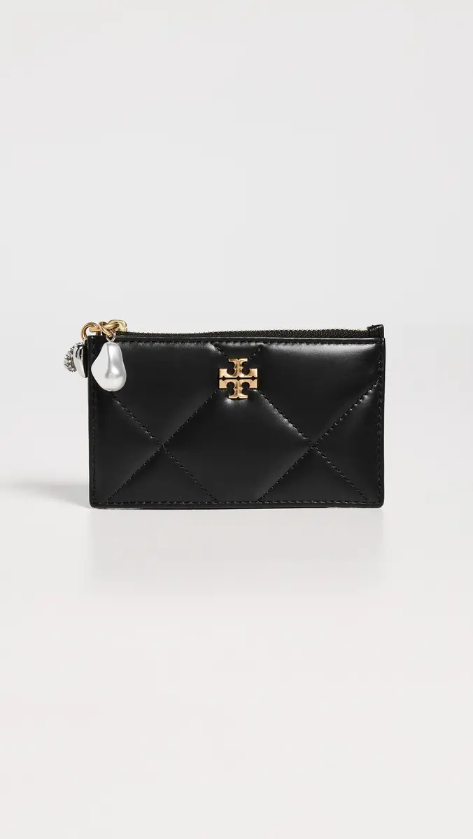 Tory Burch Kira Diamond Quilt Charm Zip Card Case | Thumbnail 2 Tory Burch Kira Diamond Quilt Charm Zip Card Case | Thumbnail 2