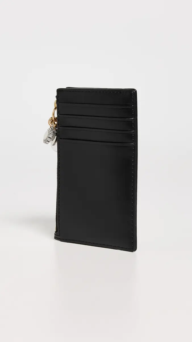 Tory Burch Kira Diamond Quilt Charm Zip Card Case | Thumbnail 3 Tory Burch Kira Diamond Quilt Charm Zip Card Case | Thumbnail 3