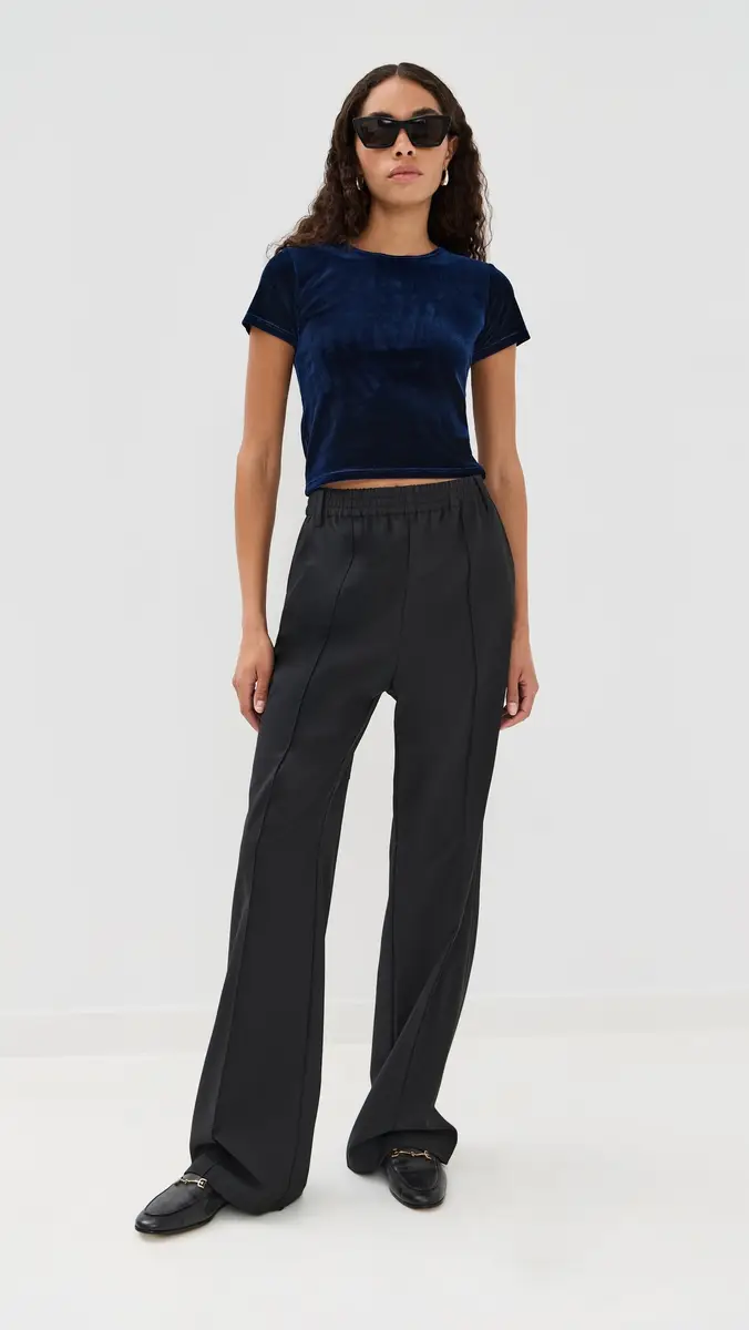 LE BOP Eloise Velvet Crop Tee | Thumbnail 5 LE BOP Eloise Velvet Crop Tee | Thumbnail 5