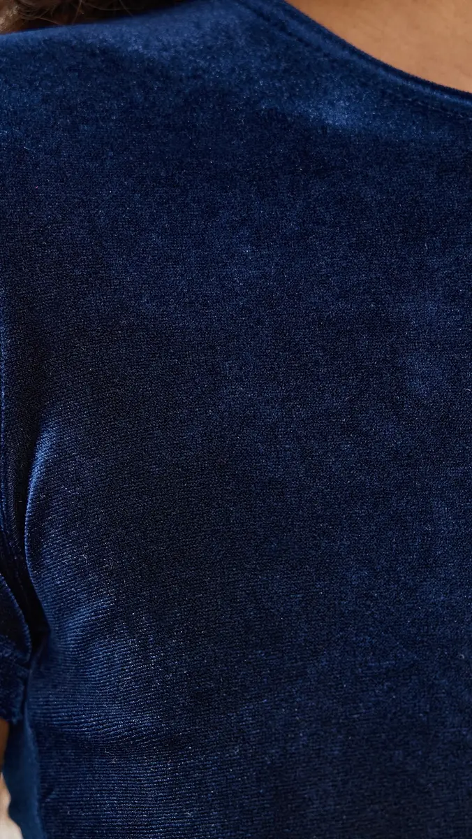 LE BOP Eloise Velvet Crop Tee | Thumbnail 6 LE BOP Eloise Velvet Crop Tee | Thumbnail 6