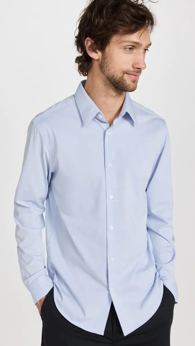 Theory Sylvain Structure Knit Shirt | Thumbnail 2 Theory Sylvain Structure Knit Shirt | Thumbnail 2