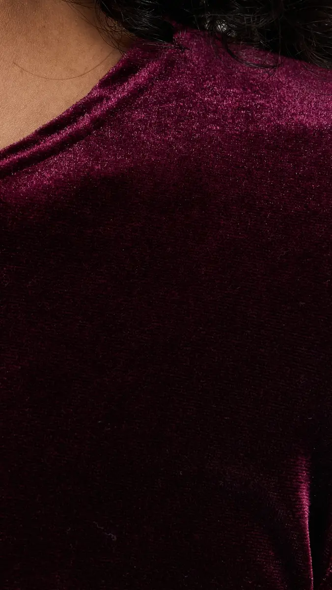 LE BOP Eloise Velvet Crop Tee | Thumbnail 6 LE BOP Eloise Velvet Crop Tee | Thumbnail 6