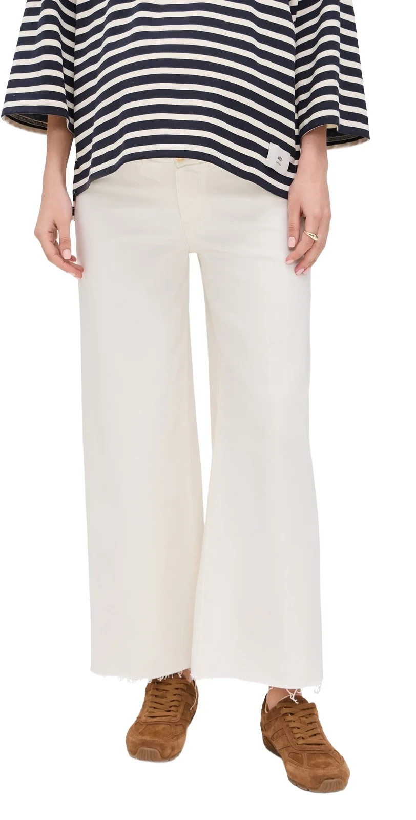 Hepburn Maternity High Rise Wide Leg Jeans Hepburn Maternity High Rise Wide Leg Jeans