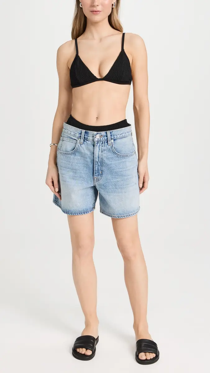 Good American Always Fits Bikini Top Black001 | Thumbnail 5