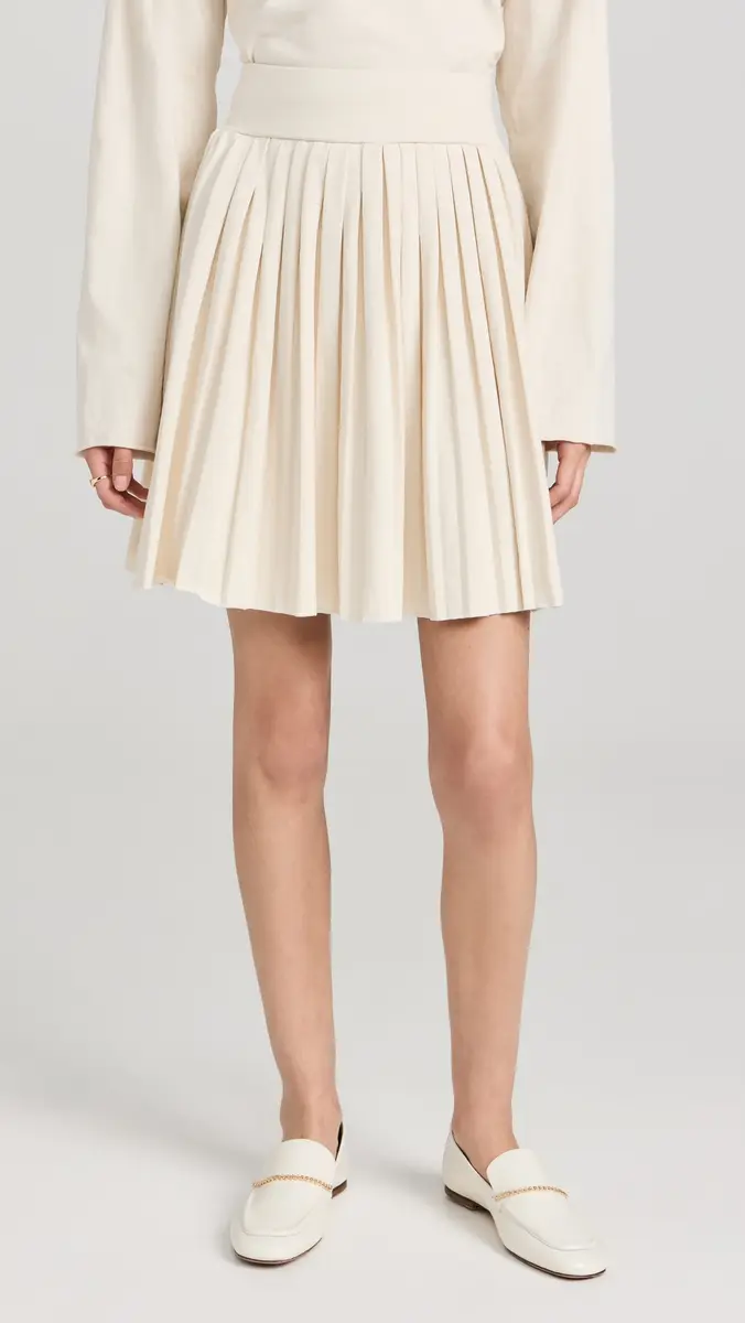 Les Tien Paulina Box Pleat Tennis Skirt | Thumbnail 2