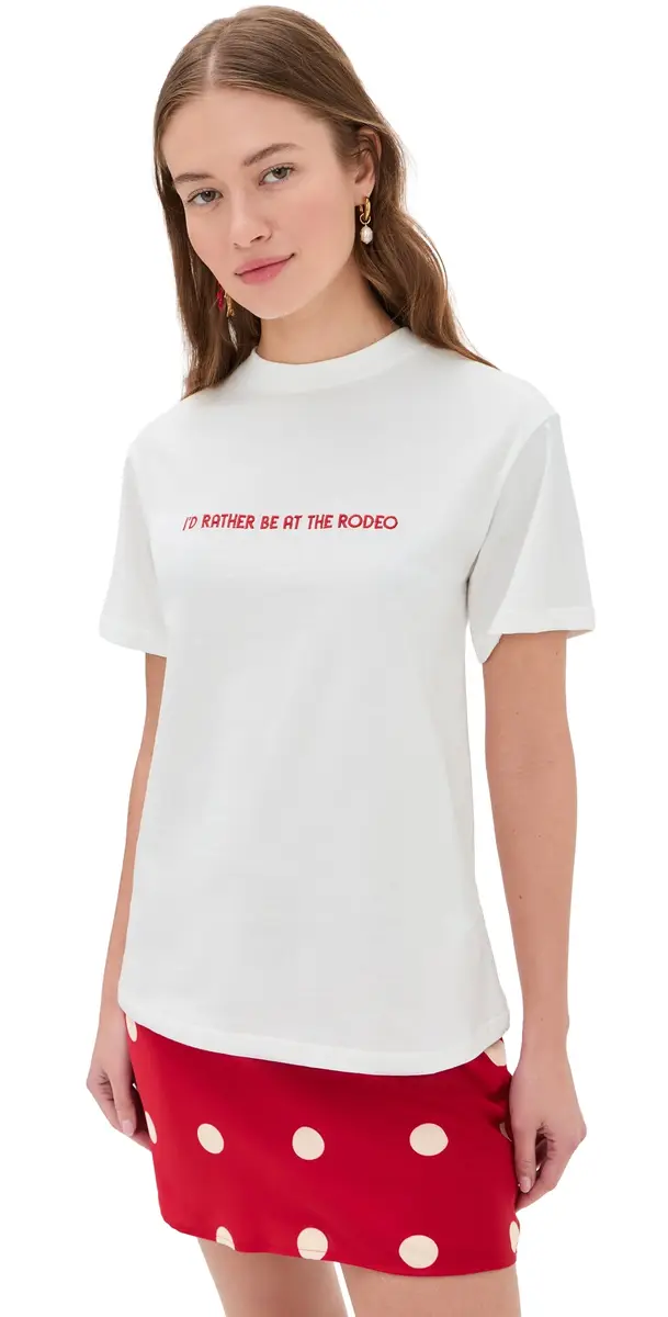 White Rodeo T-Shirt White