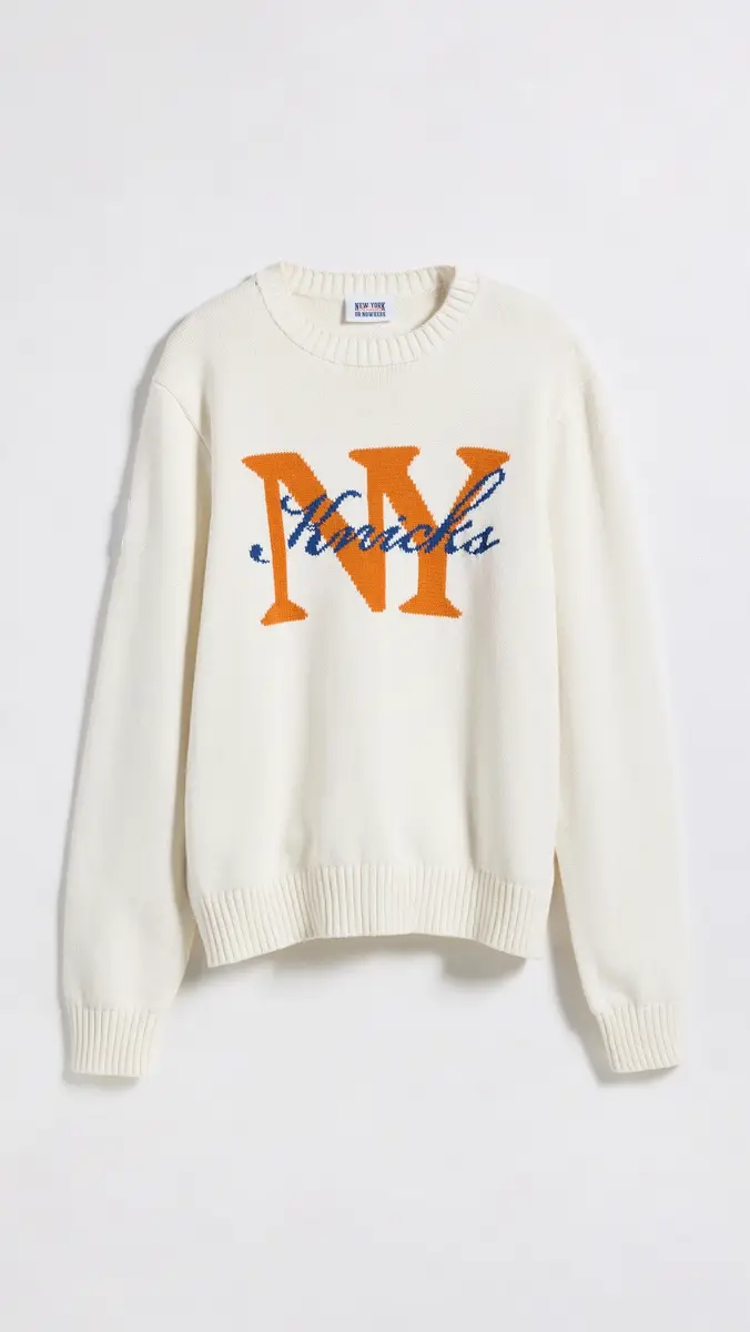 New York or Nowhere Knicks Rafters Sweater Off White | Thumbnail 2 New York or Nowhere Knicks Rafters Sweater Off White | Thumbnail 2