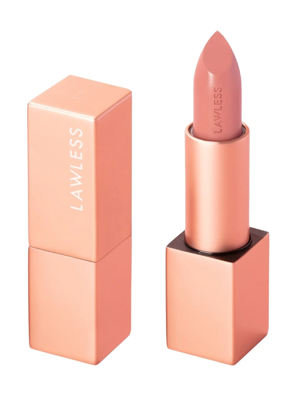 LAWLESS Forget the Filler Lip-Plumping Line-Smoothing Satin Cream Lipstick