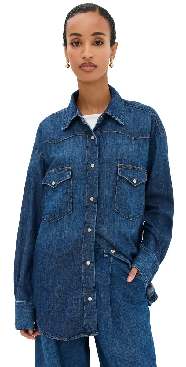 TWP OG Supersized Ranchers Dark Wash | Image 1 TWP OG Supersized Ranchers Dark Wash | Image 1