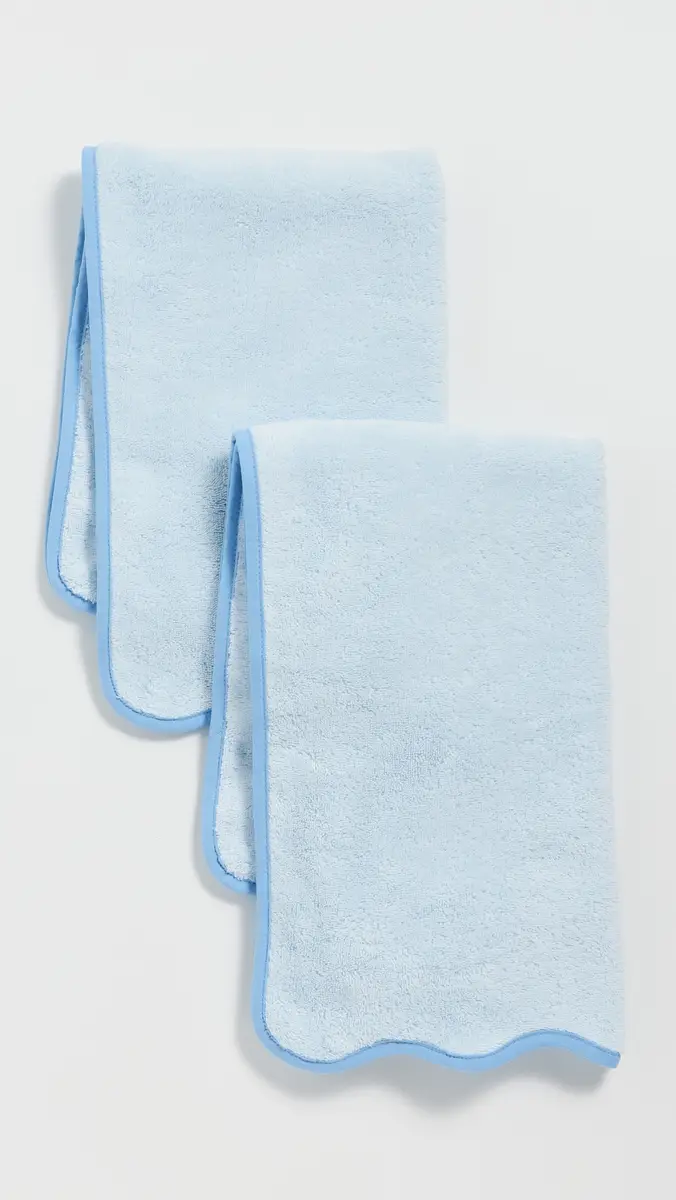 Weezie Scallop Hand Towels 2 Pack | Thumbnail 2