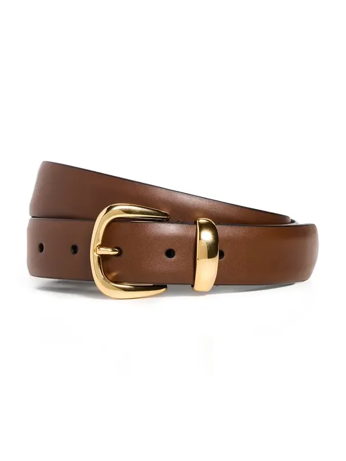 Anderson's Narrow Semi Formal Calf Leather Belt