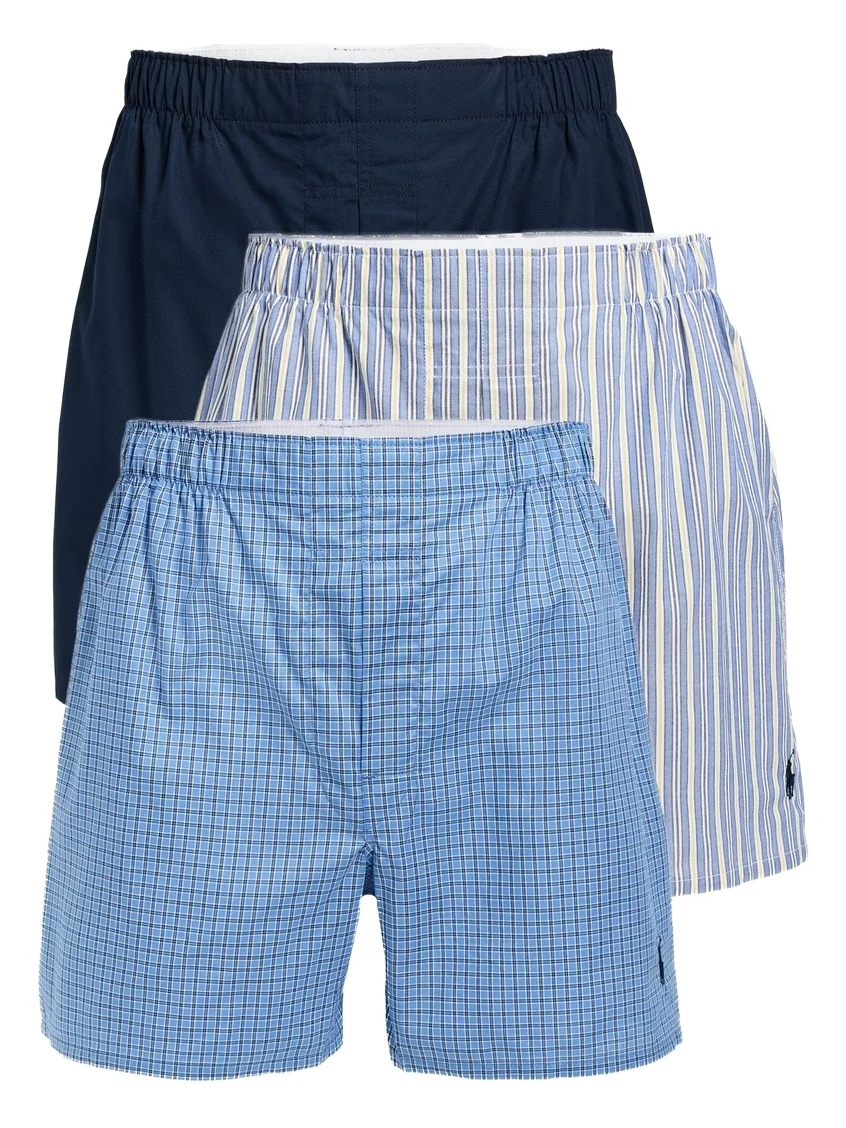 Classic Fit Woven Boxer 3 Pack Classic Fit Woven Boxer 3 Pack
