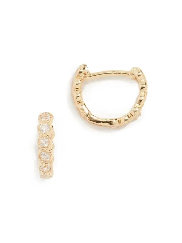 Madison Huggie Hoop Earrings