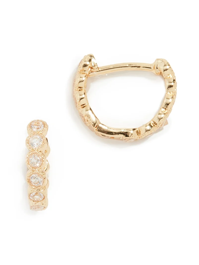 Gorjana Madison Huggie Hoop Earrings