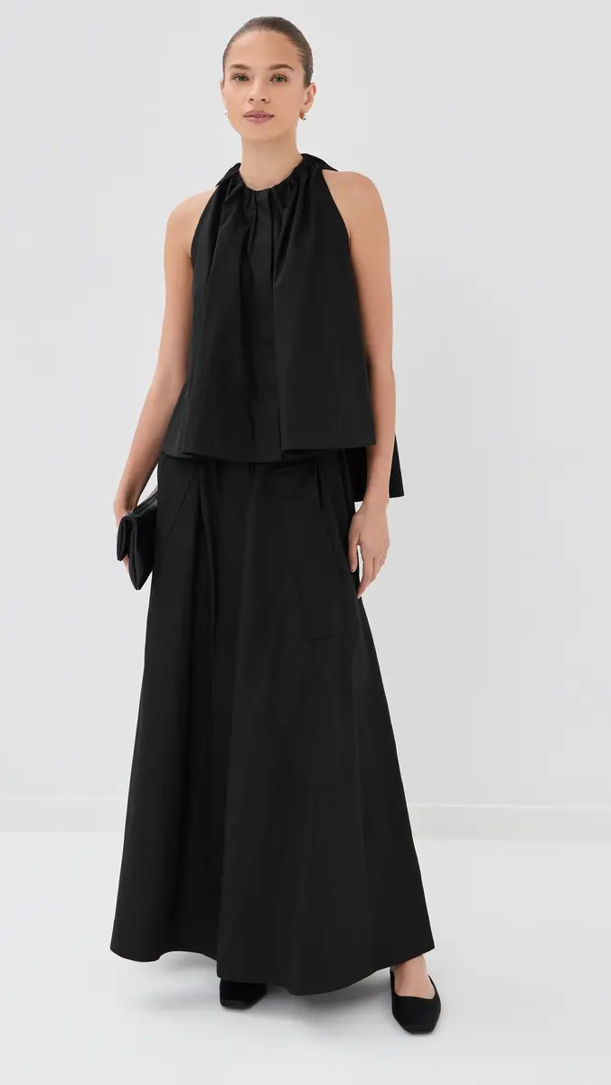 CO Gathered Tunic Shirt Black | Thumbnail 5