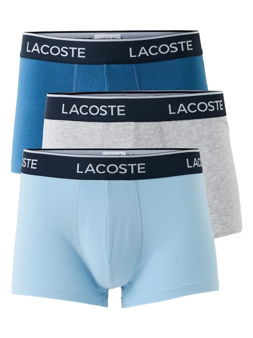 Lacoste Cotton Stretch Jersey Trunks 3 Pack