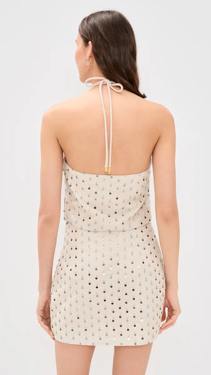 Line & Dot Sunstone Sequin Top Ecru | Thumbnail 3