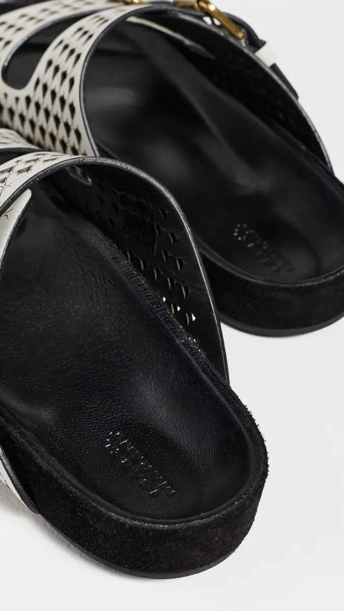 Isabel Marant Lennyo Sandals Chalk | Thumbnail 4