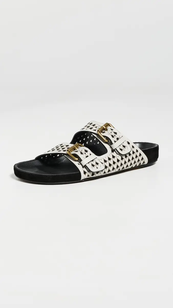 Isabel Marant Lennyo Sandals Chalk | Thumbnail 5