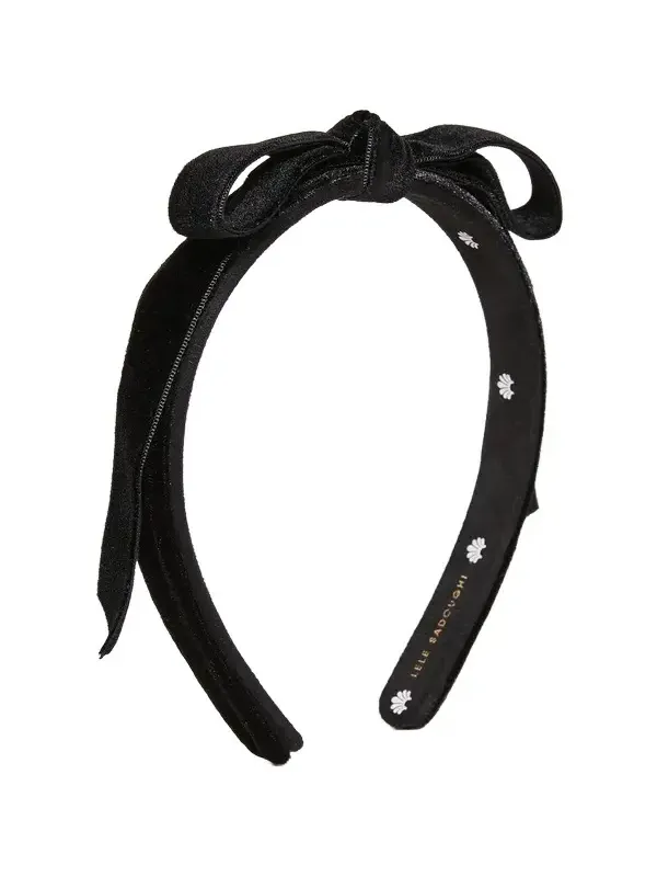 Bardot Velvet Ribbon Slim Headband