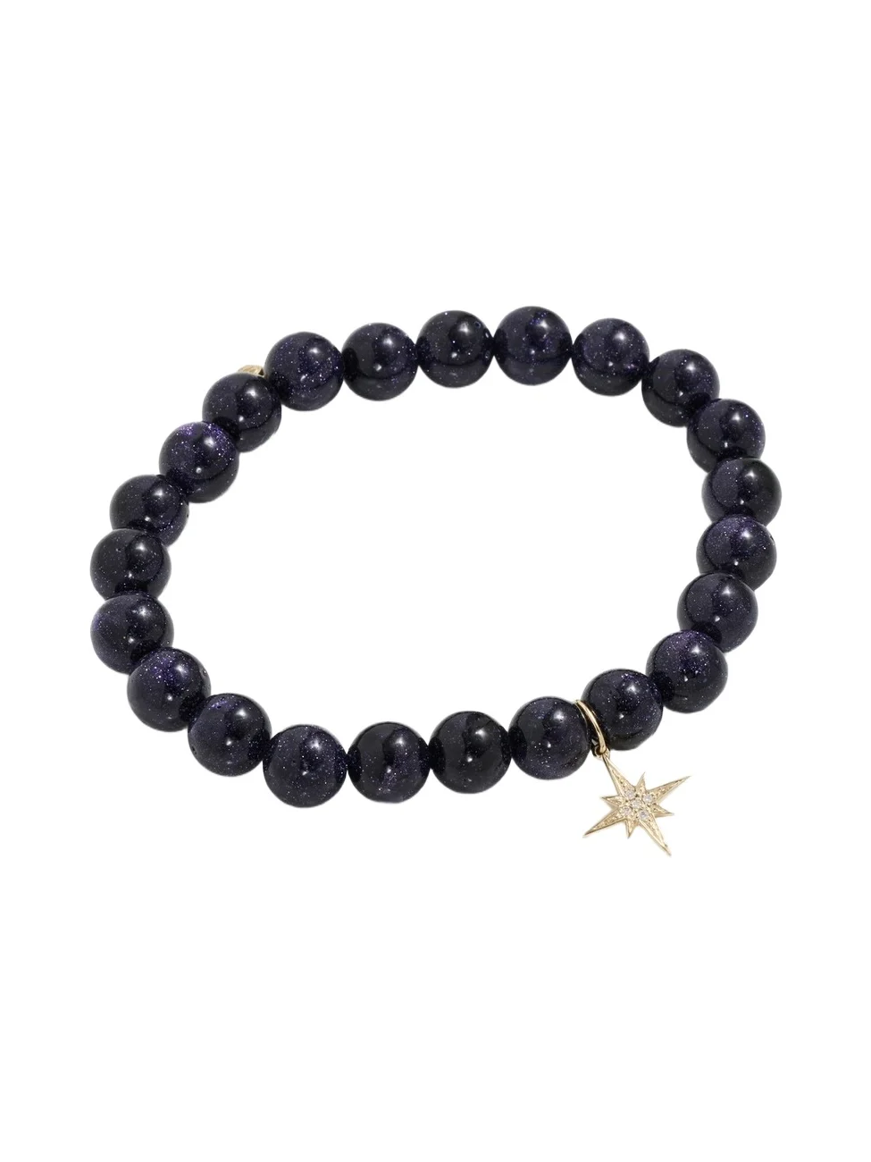 14k Small Pave Starburst Charm Bracelet 14k Small Pave Starburst Charm Bracelet