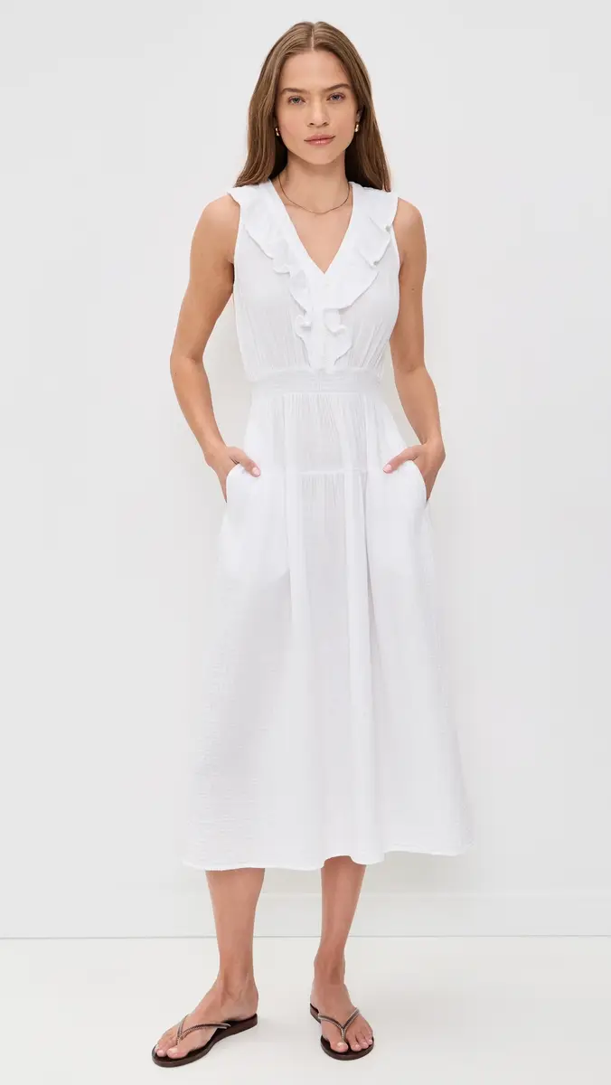 XIRENA Desa Dress White | Thumbnail 2 XIRENA Desa Dress White | Thumbnail 2