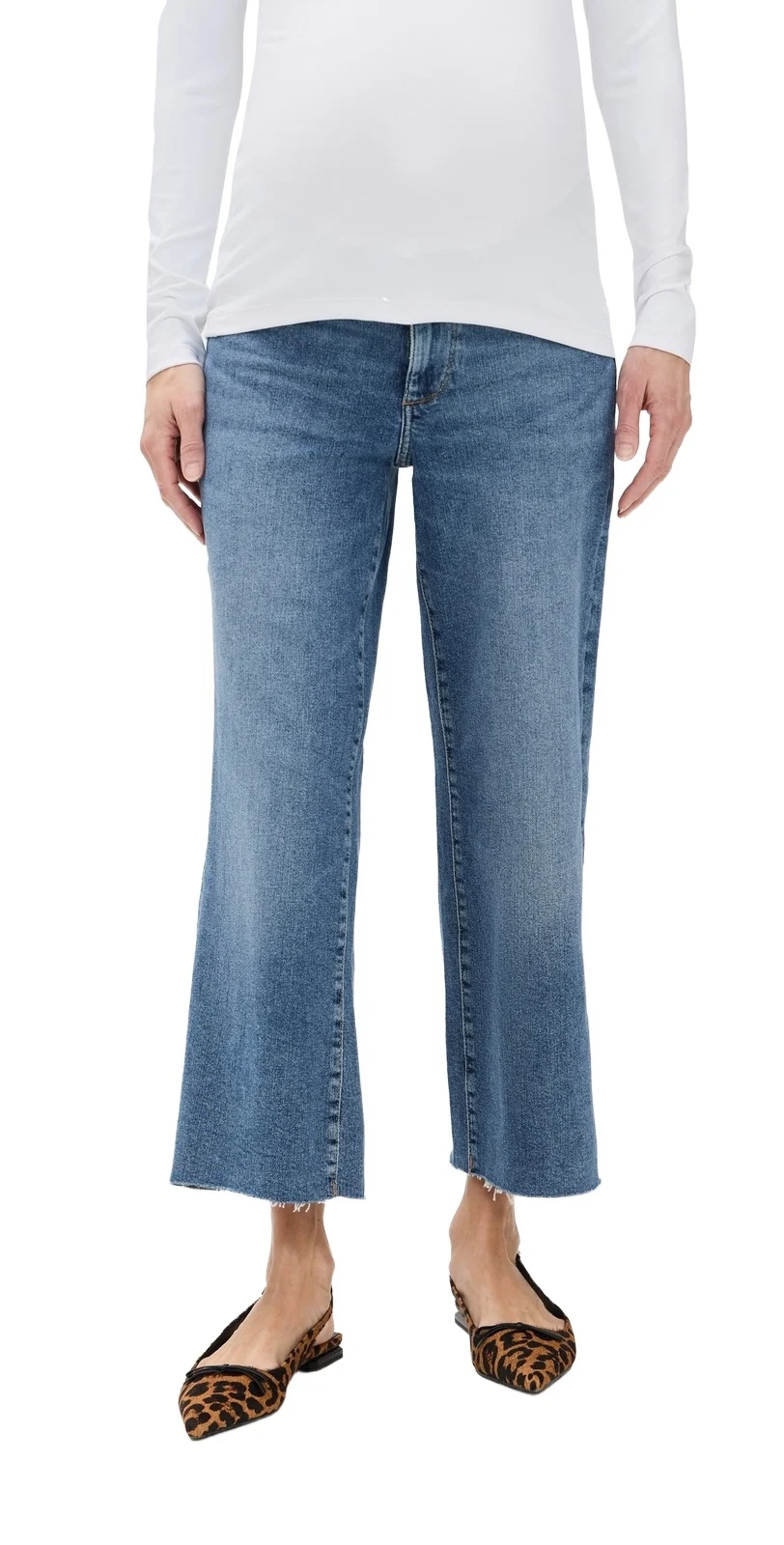 Hepburn Wide Leg Petite Maternity Jeans Hepburn Wide Leg Petite Maternity Jeans