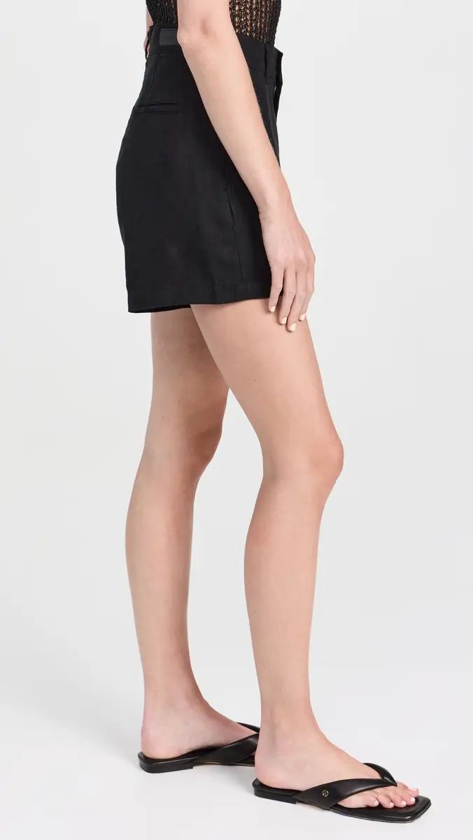 DL1961 Taylor High Rise Linen Shorts | Thumbnail 4